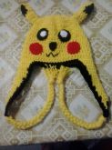 TOUCA EM CROCHÊ PIIKACHU