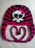 TOUCA EM CROCHÊ MONSTER HIGH