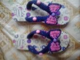 CHINELO HAVAIANAS KIDS  REVESTIDO EM CROCHÊ - LAÇO