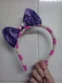 TIARA EM CROCHÊ LAÇO